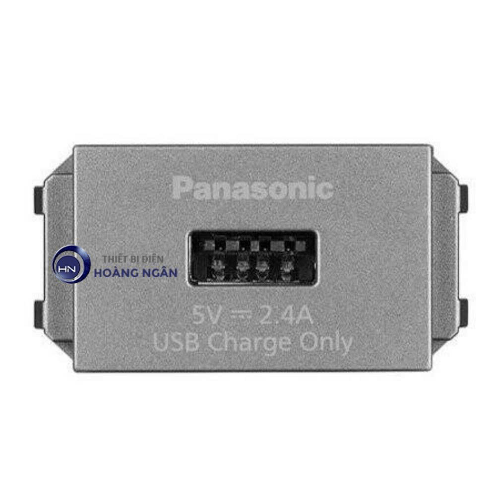 Ổ Cắm Sạc USB Đơn Dạng Dọc Bắt Vít Halumie Panasonic