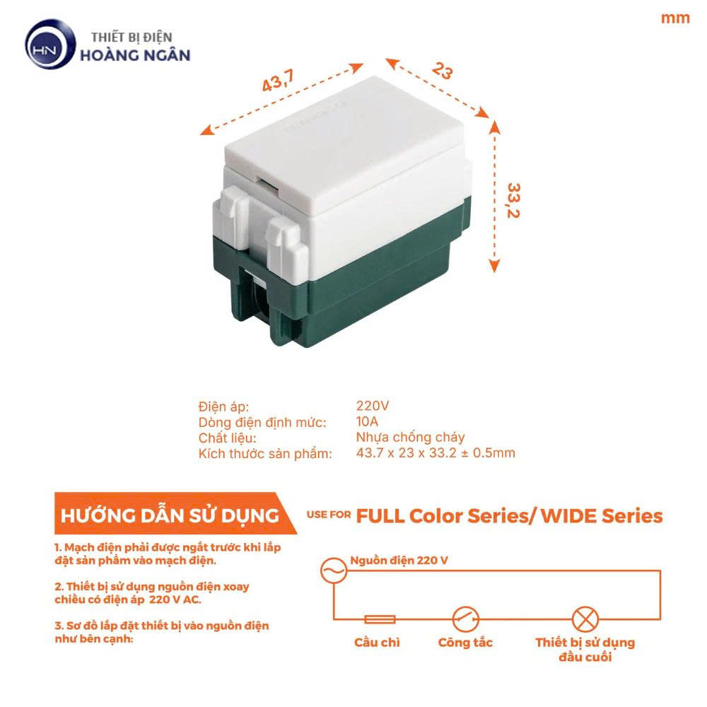 Cầu chì Nanoco NF102FW (Wide)