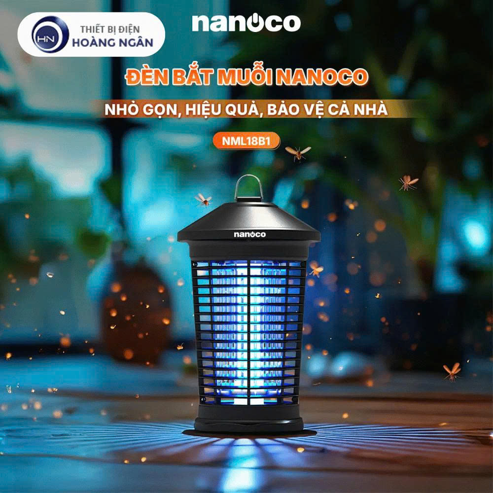 Đèn Bắt Muỗi Thông Minh Nanoco NML18B1