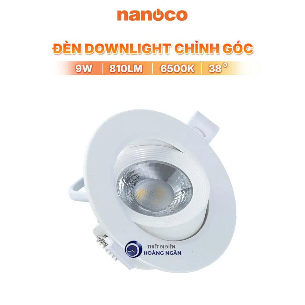 Đèn LED Downlight Chỉnh Góc NADL094 Nanoco