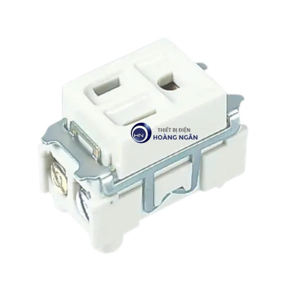 Ổ Cắm Đơn Có Dây Nối Đất WN11017W Panasonic (Phích Cắm Dẹp)