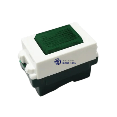 Đèn Báo Trắng Kiếng Xanh N302G Nanoco