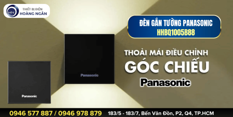 Đèn Gắn Tường Panasonic HHBQ1005B88 - Tối Giản Hiện Đại, Hiệu Suất Bền Bỉ