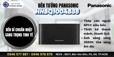 Đèn Tường Panasonic HHBQ1004B88 - Bền Bỉ Chuẩn Nhật - Tối Giản Sang Trọng
