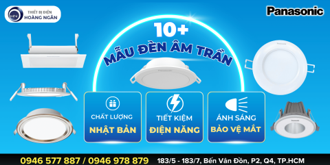10+ Mẫu Đèn Âm Trần Panasonic Bền Bỉ Chuẩn Nhật, Sang Trọng Giá Tốt