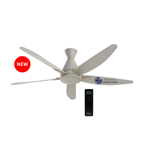 Quạt Trần 5 Cánh Màu Beige F-60GDS-BE Panasonic | Mới 2026 Có Động Cơ DC, 9 Cấp Độ Gió