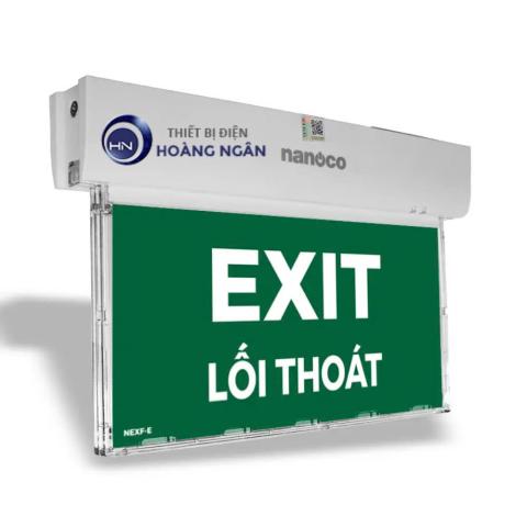 Đèn LED Thoát Hiểm Hình Exit Lối Thoát NEX2108C1 Nanoco | Có Chứng Nhận PCCC