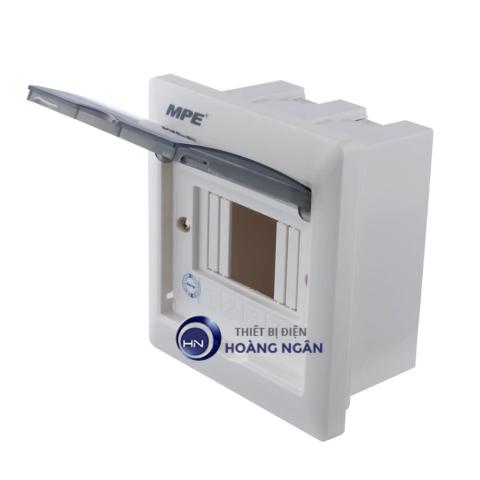 Tủ Điện Âm Tường Đế Nhựa Seri TS 2 - 4 Modules TS-4/P MPE