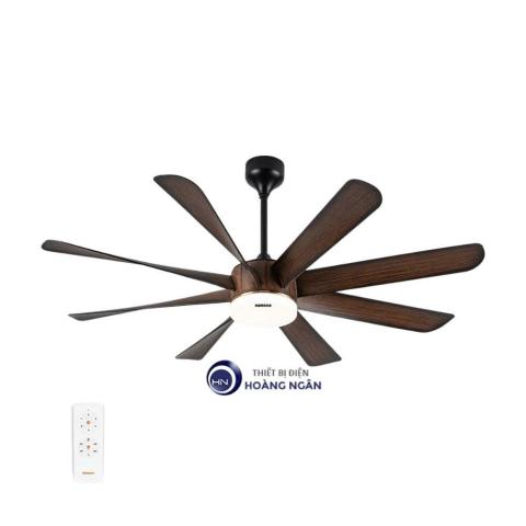 Quạt Trần Vân Gỗ 8 Cánh Có Remote NCFD6089L Nanoco | Sản Phảm Mới 2025