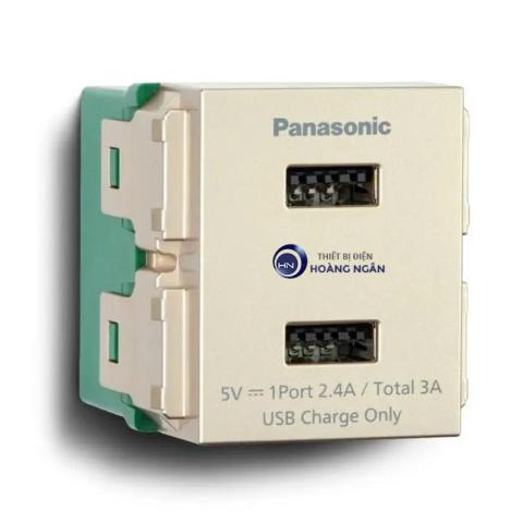 Ổ Cắm Sạc USB 2 Cổng, Cắm Nhanh Halumie Panasonic