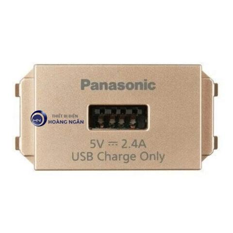 Ổ Cắm Sạc USB Đơn Dạng Dọc Bắt Vít Halumie Panasonic