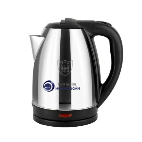 Bình Đun Siêu Tốc Nanoco NKT1886N - Inox Thân Bóng