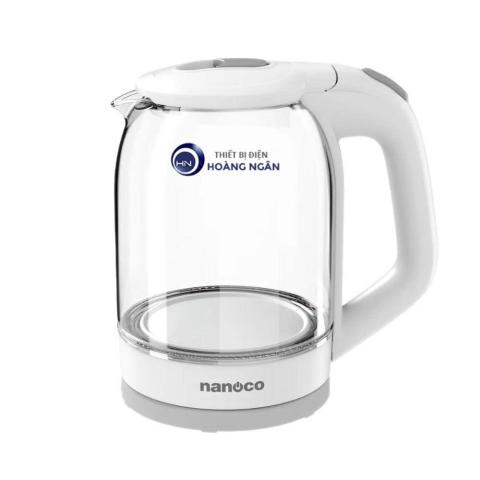 Bình Đun Siêu Tốc Thủy Tinh Nanoco NKT1875W