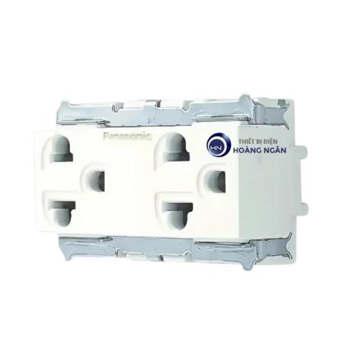 Ổ Cắm Đôi Có Dây Nối Đất WNG159237W Panasonic