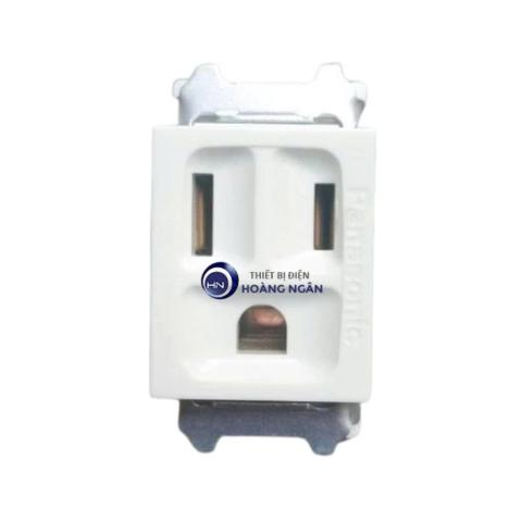 Ổ Cắm Đơn Có Dây Nối Đất WN11017W Panasonic (Phích Cắm Dẹp)
