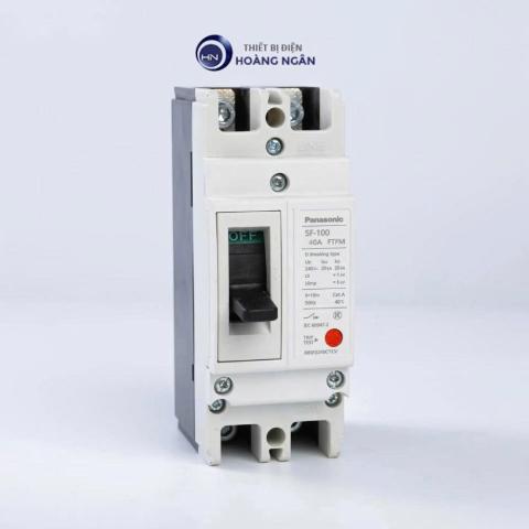 Cầu Dao Tự Động Dạng Khối Đóng Ngắt Mạch Điện MCCB 2P-2E Tiêu Chuẩn Quốc Tế IEC 60947-2 Standard Panasonic | SF Series
